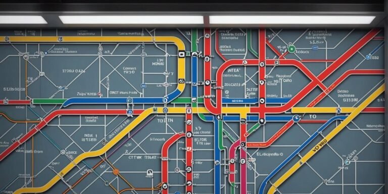 Tokyo Metro map showing various lines and stations